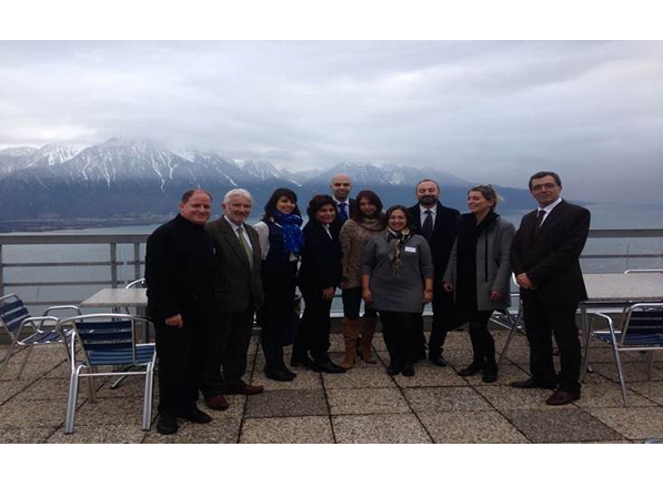 Autoridades de la Facultad de Administración en Hotelería y Turismo realizaron viaje académico a Glion-Suiza