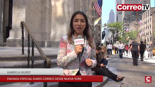 Alumna de Comunicación y Periodismo de la UPC realizó cobertura de la visita del Papa Francisco a Nueva York