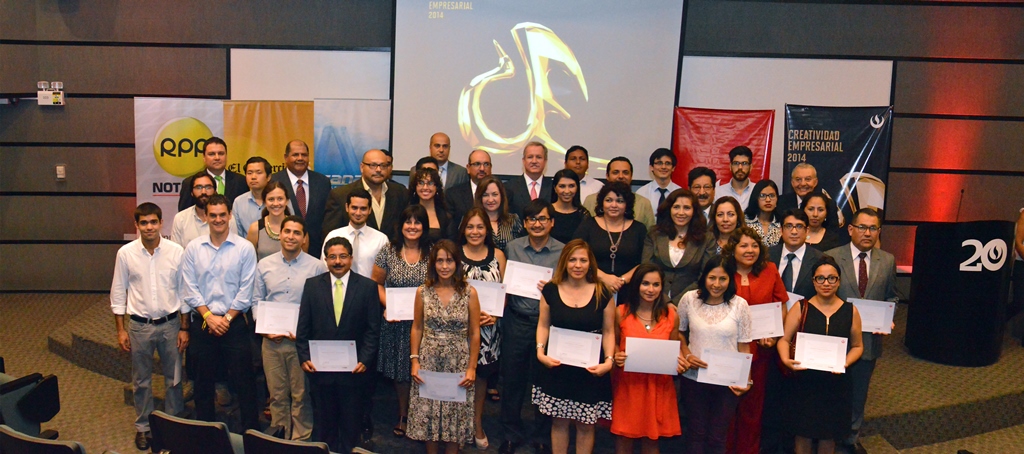 UPC premió a los equipos de las empresas ganadoras en Creatividad Empresarial 2014