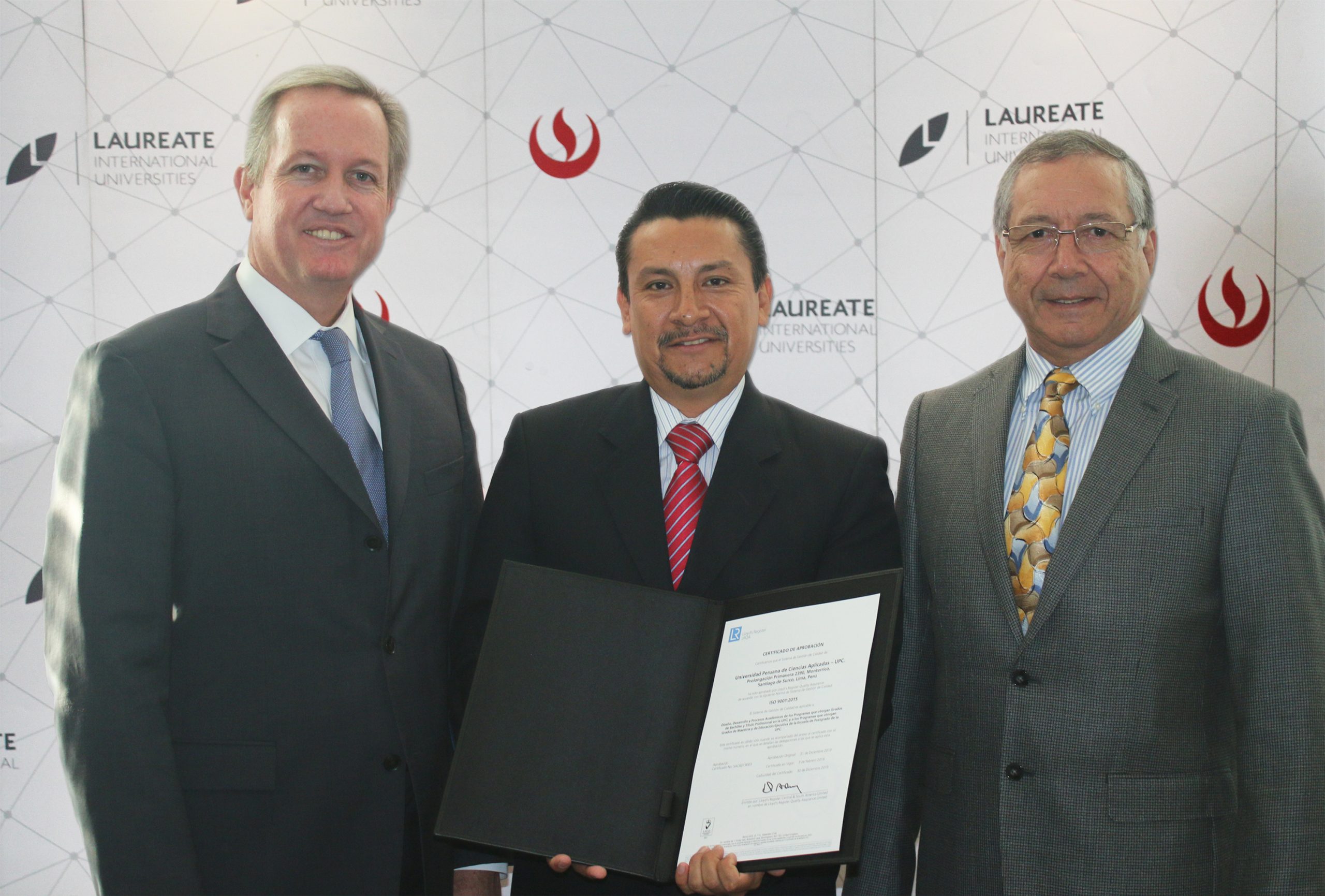 UPC es la primera universidad peruana en obtener Certificación ISO 9001:2015