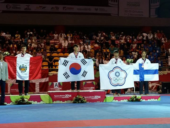 Alumno deportista de la UPC es Subcampeón Mundial de Taekwondo Juvenil