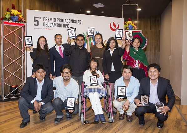 UPC presentó a los 10 ganadores del Premio Protagonistas del Cambio 2015