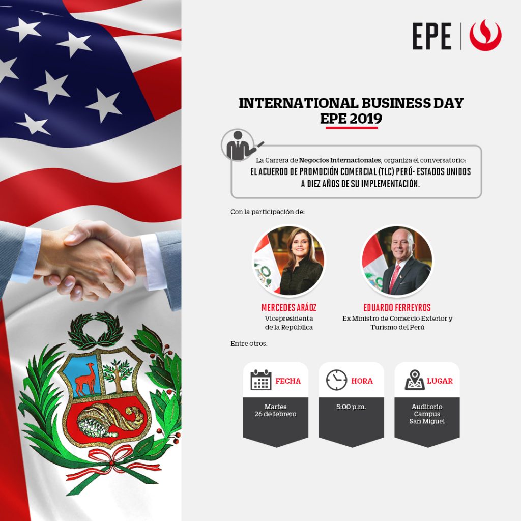 Importantes expertos en comercio exterior participarán del Internacional  Business Day EPE 2019 - Noticias UPC