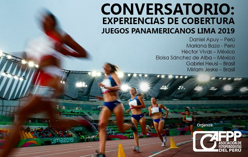 Conversatorio sobre la cobertura fotográfica en los Panamericanos Lima 2019