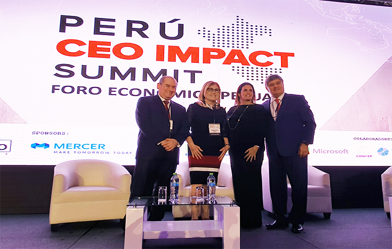Marisol Suárez, presidenta y CEO de la UPC, participó como panelista en el CEO Impact Summit 2019