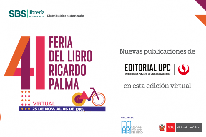 Editorial UPC estará presente en la Feria Ricardo Palma 2020