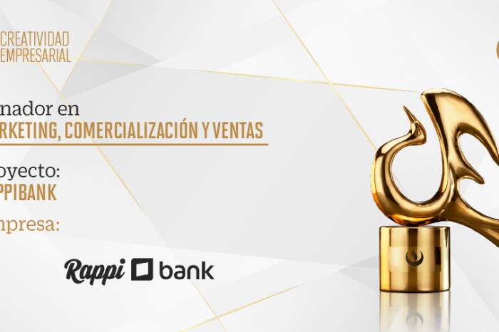 Creatividad Empresarial 2021: RappiBank gana el premio en la categoría Marketing, Comercialización y Ventas