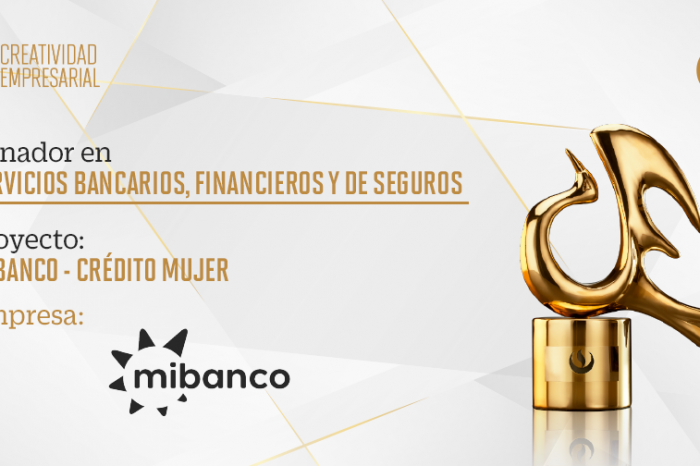 Creatividad Empresarial 2021: Mibanco es reconocido como empresa con la mejor iniciativa en Servicios Bancarios, Financieros y de Seguros