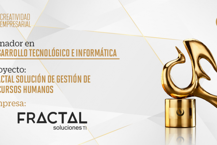 Creatividad Empresarial 2021: Fractal Soluciones TI es el ganador de la categoría Desarrollo Tecnológico e Informática