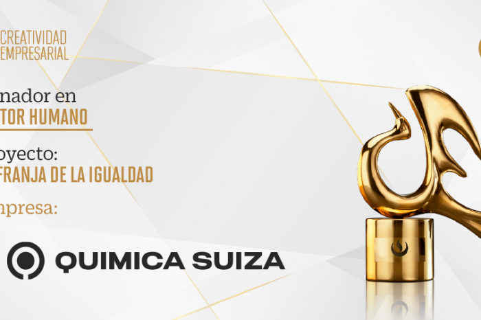 Creatividad Empresarial 2021: Química Suiza es el ganador de la categoría Factor Humano