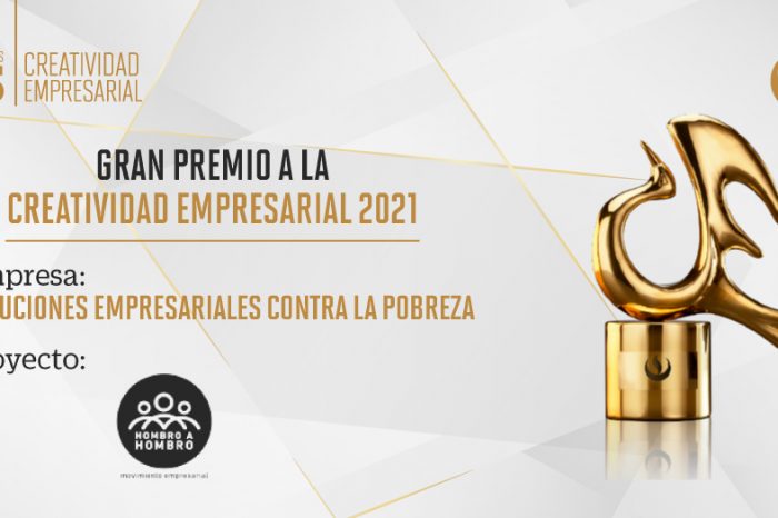 Proyecto Hombro a Hombro es el ganador del Gran Premio a la Creatividad Empresarial 2021