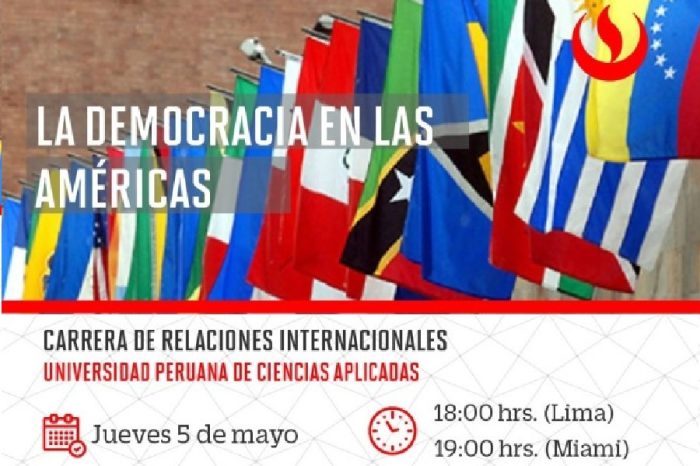 Carrera de Relaciones Internacionales organiza ponencia sobre la Democracia en las Américas