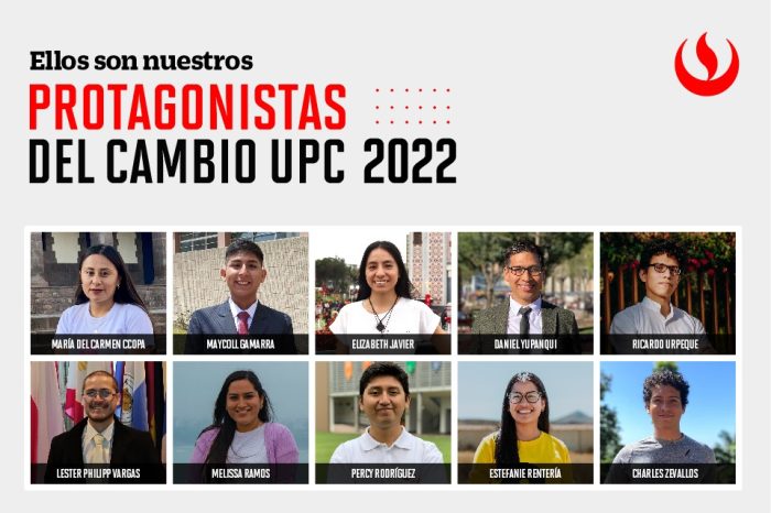 Conoce a los 10 ganadores del programa Protagonistas del Cambio UPC 2022