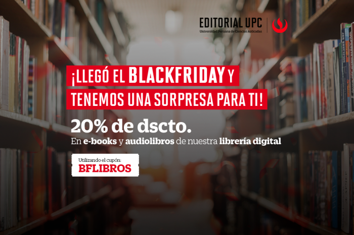 Black Friday en la Librería digital de Editorial UPC