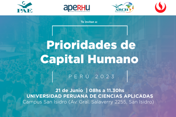 Carrera de Administración y Recursos Humanos presenta el evento "Prioridades del Capital Humano" en colaboración con GEPAE y APERHU