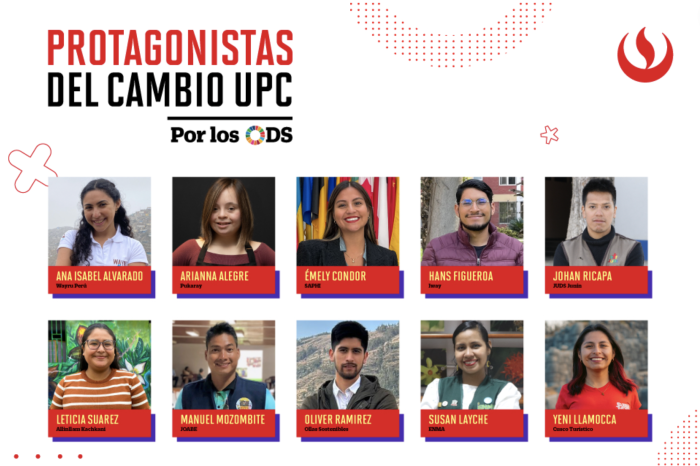 Ellos son los 10 ganadores de Protagonistas del Cambio UPC por los ODS 2023