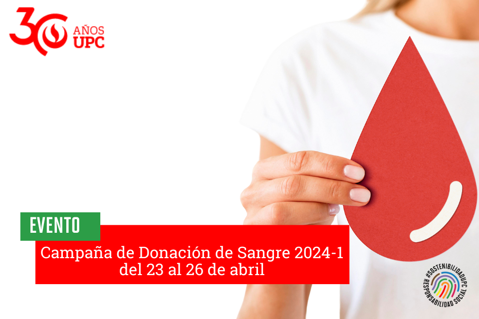 UPC y Hospital Edgardo Rebagliati se unen para realizar Campaña de Donación de Sangre 2024-1