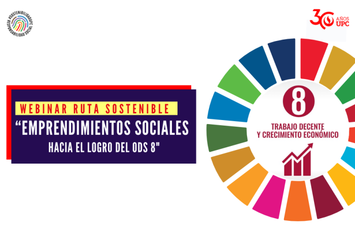 Ruta Sostenible: Emprendimientos sociales hacia el ODS 8