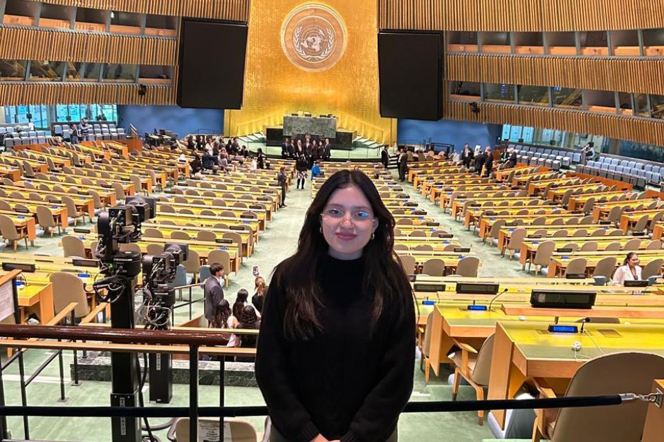 Estudiante de la UPC representó al Perú en el ECOSOC Youth Forum 2025 en la ONU